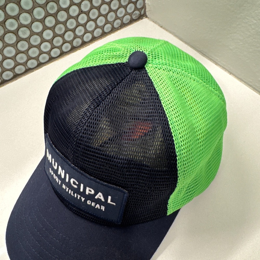 Municipal Sport Utility Gear Hat Cap Adjustable Mesh Trucker 4 Am Club Blue OSFA - Picture 3 of 7
